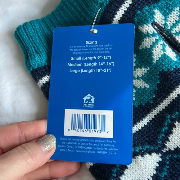 NWT - size: Large Dog Sweater - Picture 3 of 6